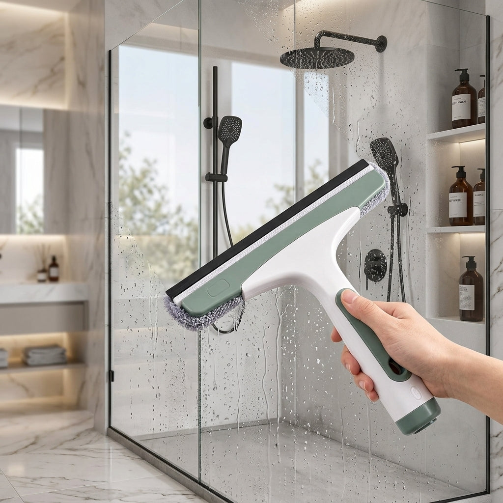 rfeskjhl™ 2-in-1 Window Squeegee & Microfiber Cleaner