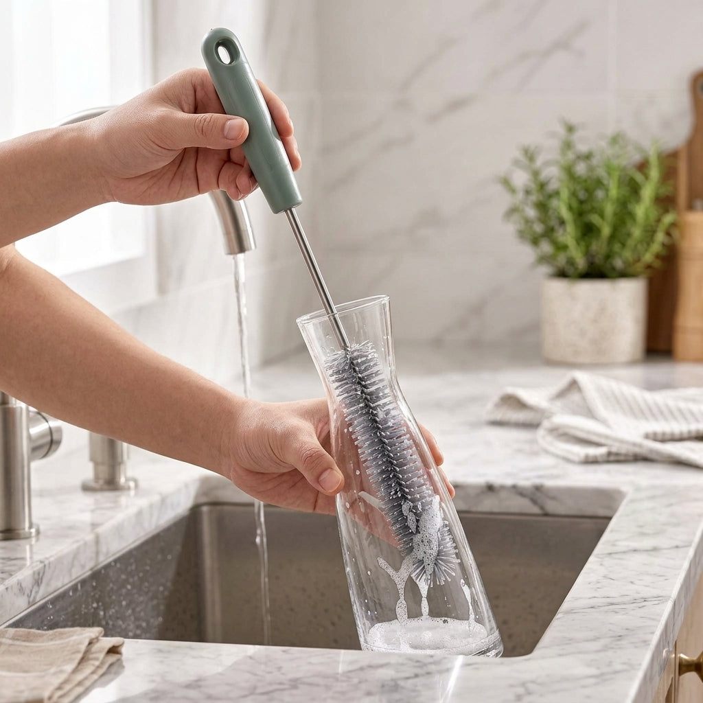 rfeskjhl™ Slim Bottle &amp; Narrow-Space Cleaning Brush