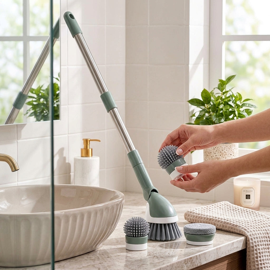 rfeskjhl™ Multi-Head Extendable Cleaning Brush Set