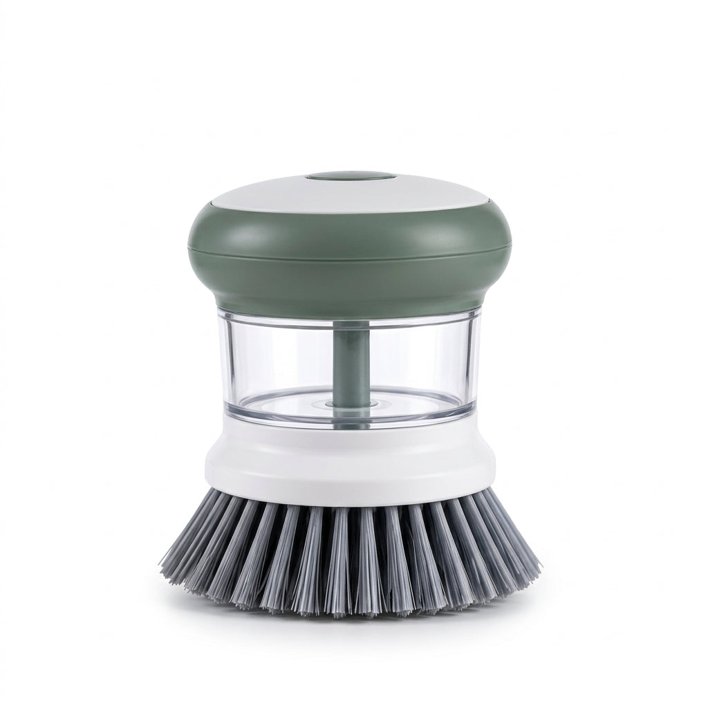 rfeskjhl™ Palm Scrub Brush with Soap Reservoir