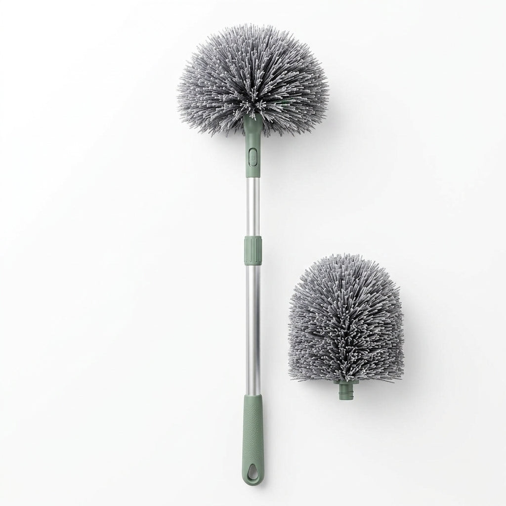 rfeskjhl™ Extendable Cobweb Duster with Telescopic Pole for High Ceilings