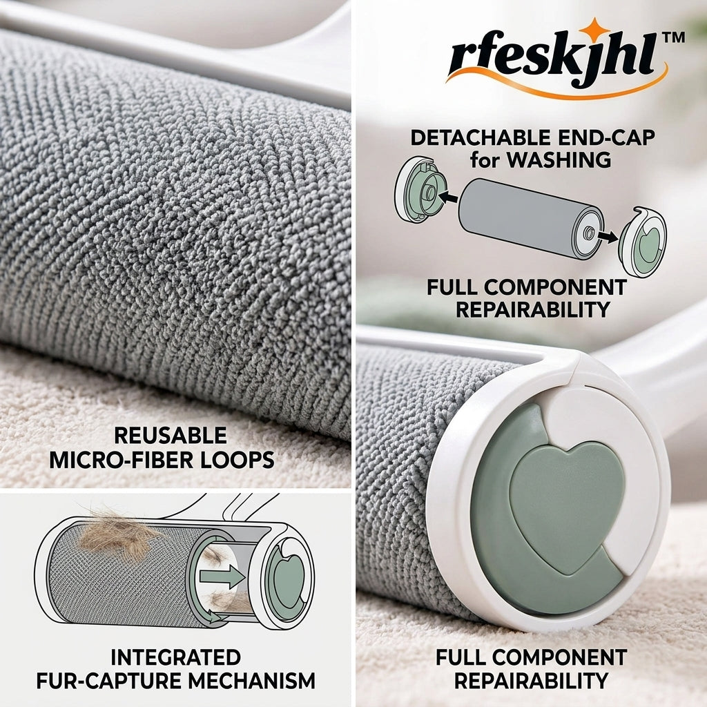 rfeskjhl™ Reusable Fabric &amp; Pet Hair Roller